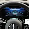Der Drive Pilot von Mercedes-Benz visualisiert im Cockpit.