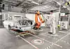 Neckarsulm ist Audis Pilotwerk für die Smart Factory, die Fahrzeugmontage bereits stark automatisiert.