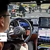 In Peking fährt der Mercedes CLA autonom im Stadtverkehr.