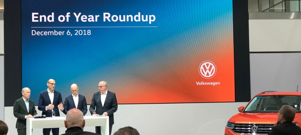 VW durchlebt ein Jahr der Gegensätze