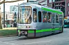 Üstra-Straßenbahn fährt in Hannover
