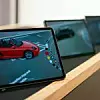 Ein Sportwagen von Porsche kann dank AR auf einem iPad betrachtet werden
