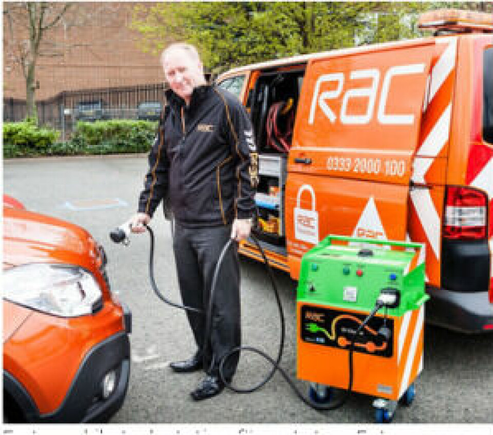 Mobile Ladestation für Elektroautos rac