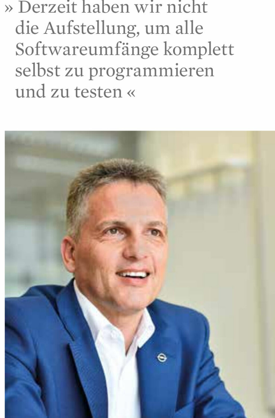 „Wir spüren, dass wir nicht mehr von Detroit abhängig sind“