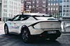 Ein batterielektrisches Kia-Taxi von Free Now.