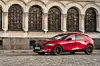 Der Mazda 3 ist 4,46 Meter lang und übertrifft den Golf 8 um 18 Zentimete