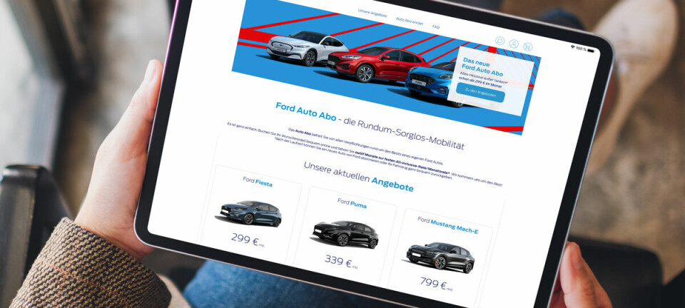 Ford startet eigenes Abo-Angebot