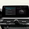 Das Infotainment System von BMW zeigt die neue Funktion eDrive Zones an.